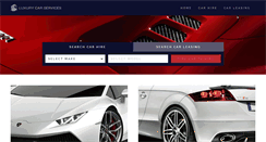 Desktop Screenshot of luxury-carservices.co.uk